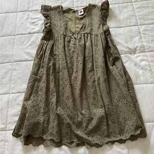 Olive Green Boutique Lace Babydoll Dress